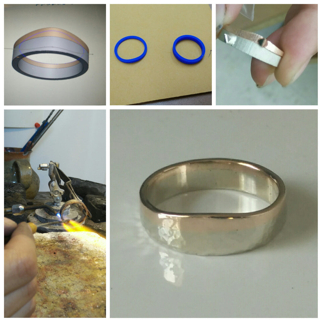 Behind the Scenes: Two Tone Wedding Band