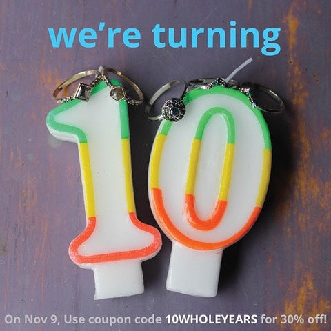 Slashpile is turning 10! And to celebrate, we're having a sale!