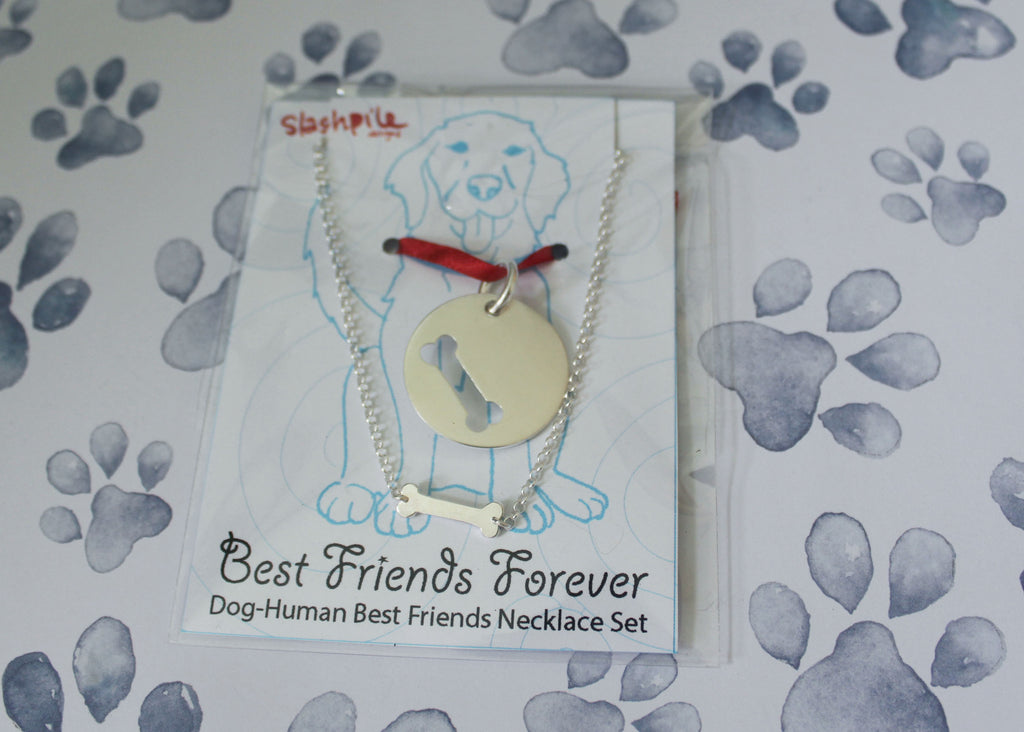 Pet-Human Best Friends Necklace Sets