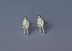 Astronaut: Out of this World Mix and Match Stud earrings in Sterling Silver