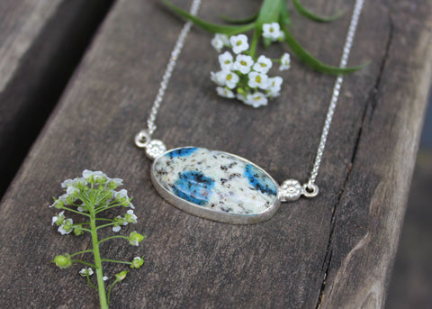 Flower Field Necklace with Jasper