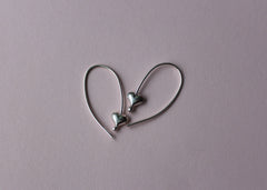 Mini heart earrings