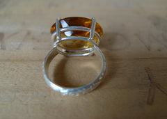 Showstopper Yellow Topaz Lost & Found Cocktail Ring - ready to ship size 6