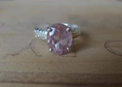 Pink Tourmaline Lost & Found Cocktail Ring - ready to ship size 6.25
