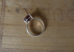 Oval Ruby Lost & Found Cocktail Ring - ready to ship size 6.5