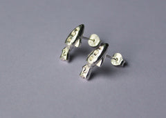 Silver Spaceship: Out of this World Mix and Match Stud earrings in sterling Silver