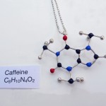 Caffeine Molecule Necklace