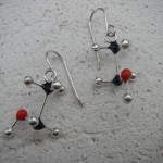 Alcohol Molecule Earrings