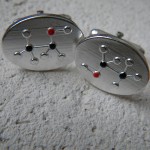 Alcohol Molecule Cufflinks